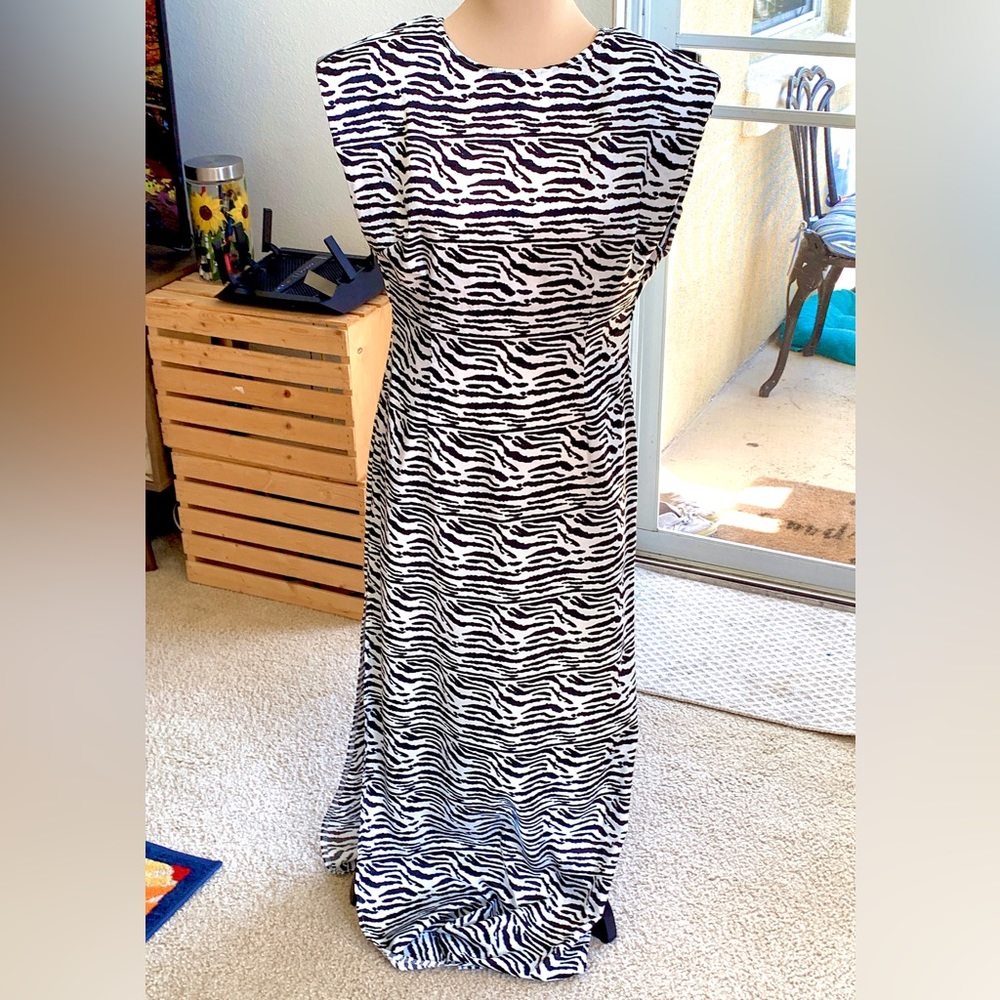 Zerba Print Midi  Dresses Size 10 NWT - Picture 7 of 17